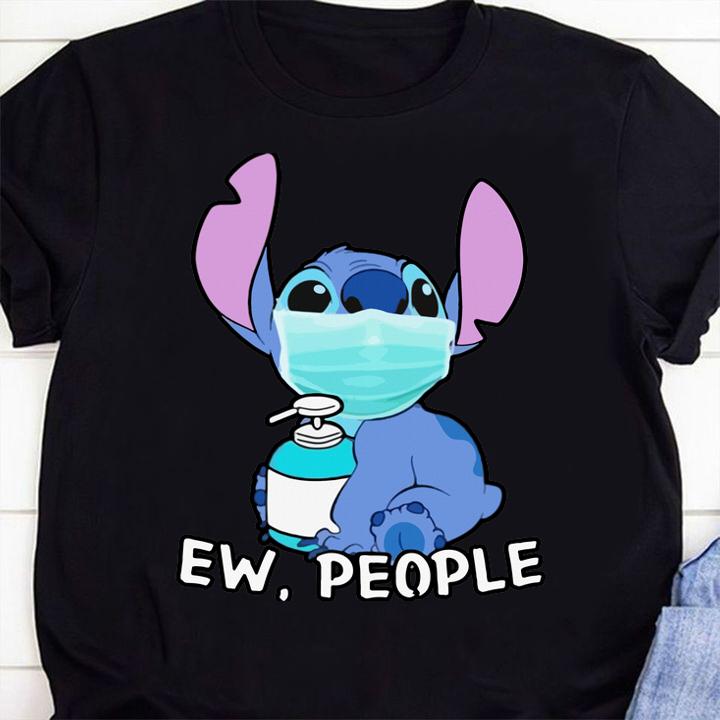 Stitch Mask Hug Soap Ew People t-shirt shirt