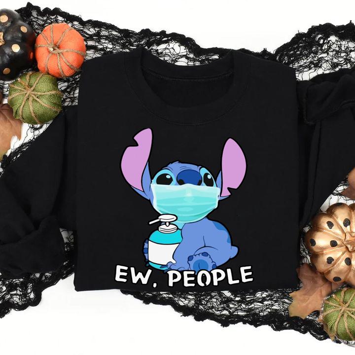Stitch Mask Hug Soap Ew People t-shirt sweatshirt