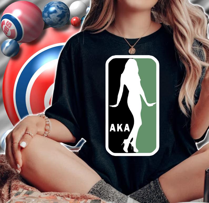 Best AKA NBA Logo t-shirt woman shirt