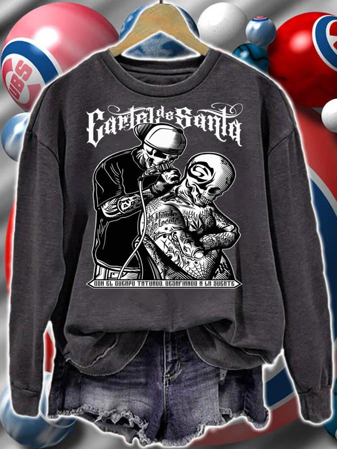 Mens Tattoo from Cartel De Santa t-shirt sweatshirt