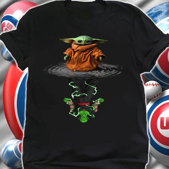 Baby Yoda Water Reflection Piccolo sweater t-shirt shirt
