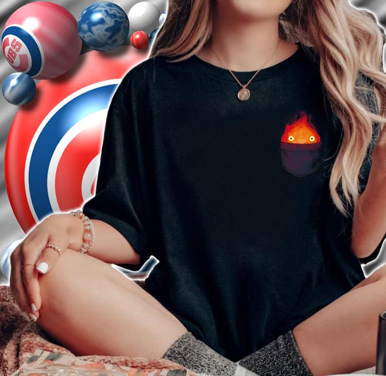 Pretty Personal fire demon in pocketPretty Personal fire demon in pocket t-shirt woman shirt