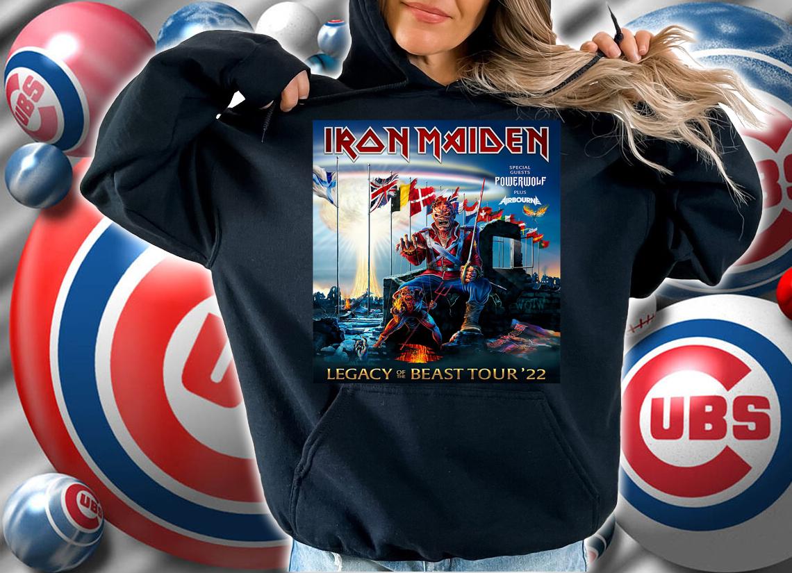Iron Maiden Legacy Of The Beast Tour 2022 t-shirt hoodie