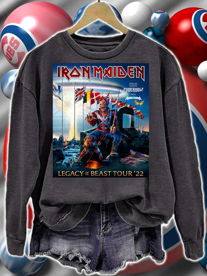 Iron Maiden Legacy Of The Beast Tour 2022 t-shirt sweatshirt