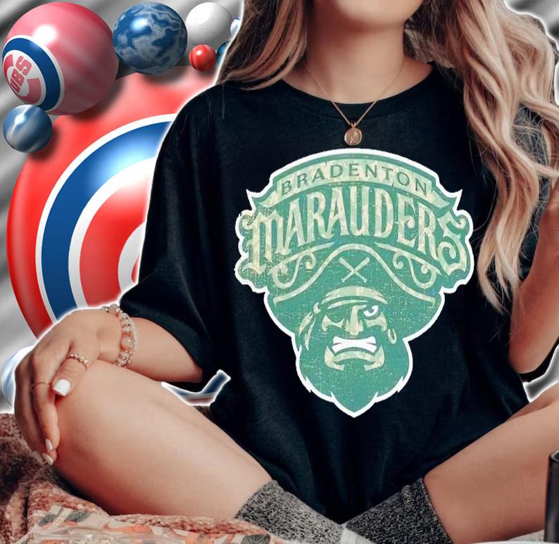 Bradenton Marauders camo logo shirt t-shirt woman shirt