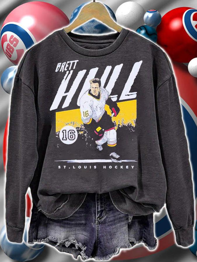 Brett Hull St. Louis Grunge shirt t-shirt sweatshirt