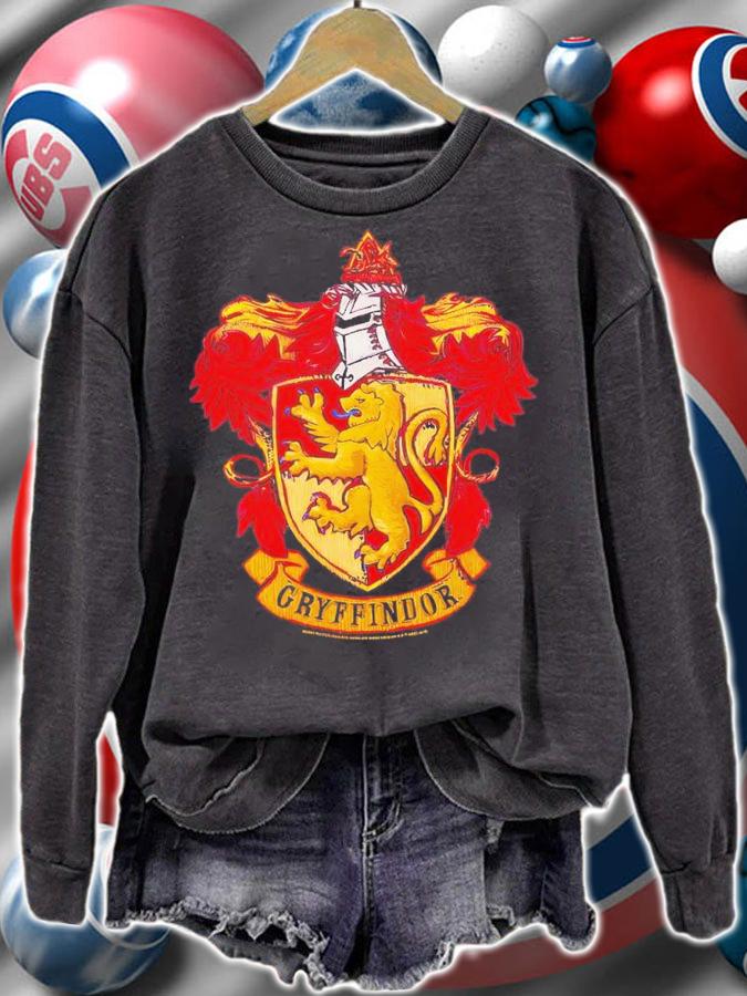 Harry Potter Gryffindor Rough Crest Swea shirt t-shirt sweatshirt