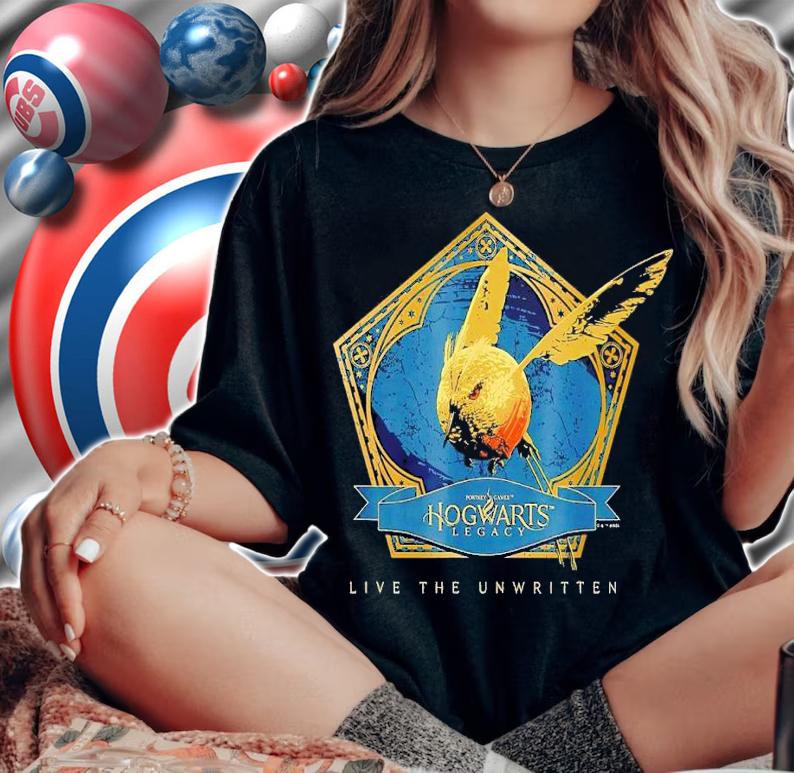 Harry Potter Hogwarts Legacy Golden Snidget shirt t-shirt woman shirt