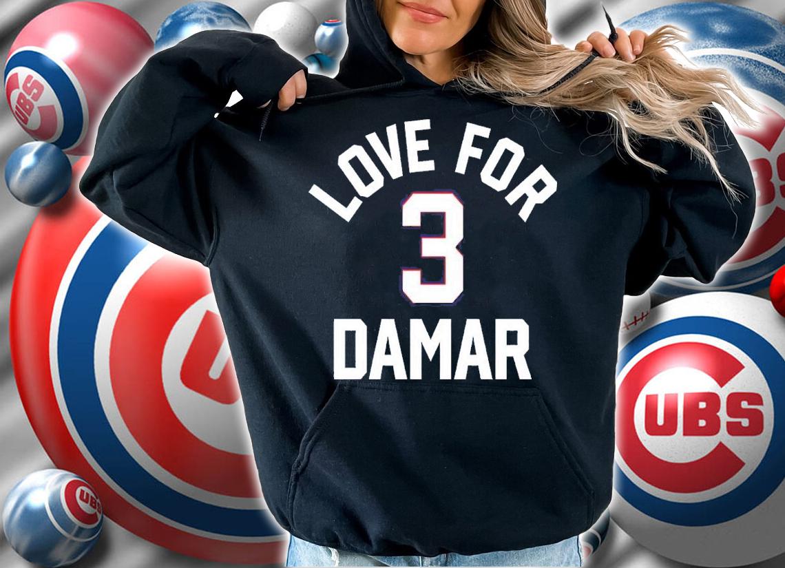 NFL love for 3 Damar shirt t-shirt hoodie