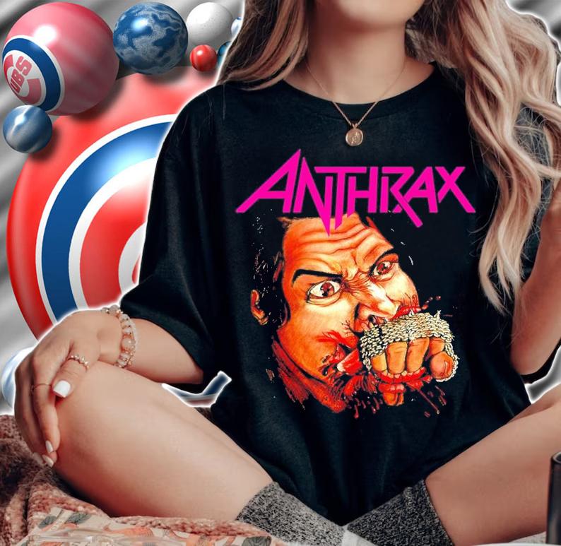 Anthrax band among the living shirt t-shirt