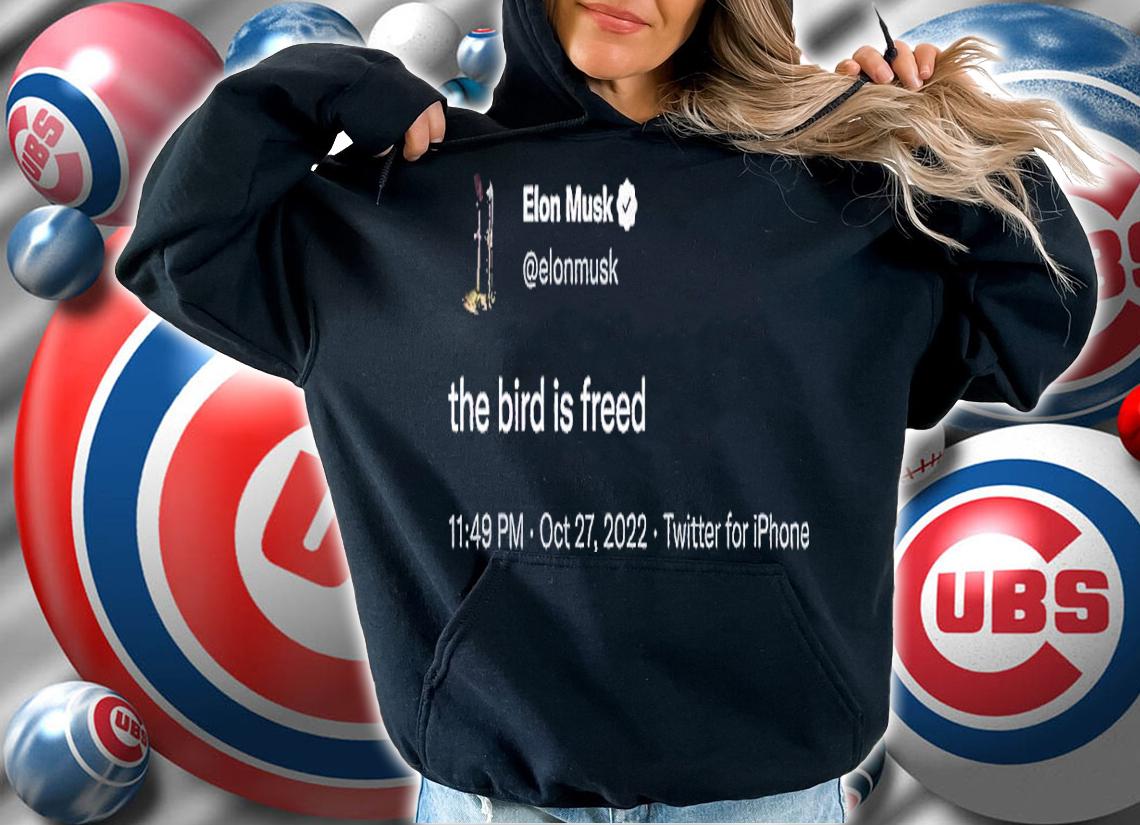 Elon Musk the bird is freed shirt t-shirt