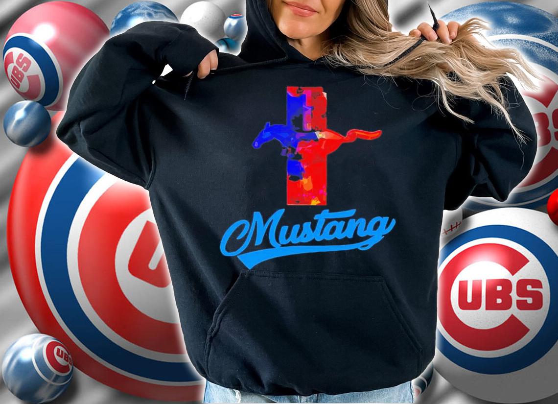 Mustang horse logo shirt t-shirt
