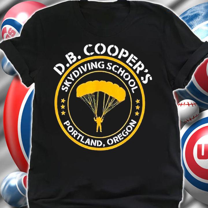 DB Cooper Skydiving School Portland Oregon vintage shirt t-shirt