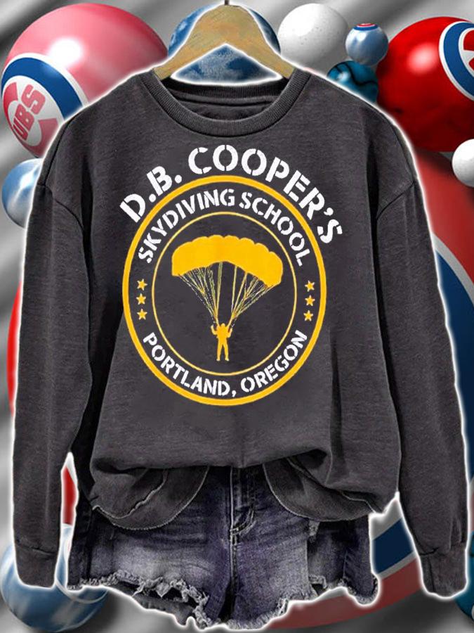DB Cooper Skydiving School Portland Oregon vintage shirt t-shirt