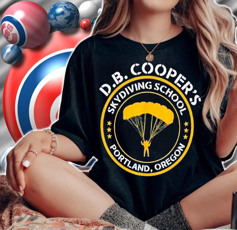 DB Cooper Skydiving School Portland Oregon vintage shirt t-shirt
