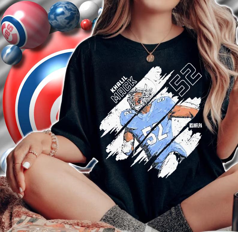 Khalil Mack Los Angeles C Stripes Football Shirt t-shirt
