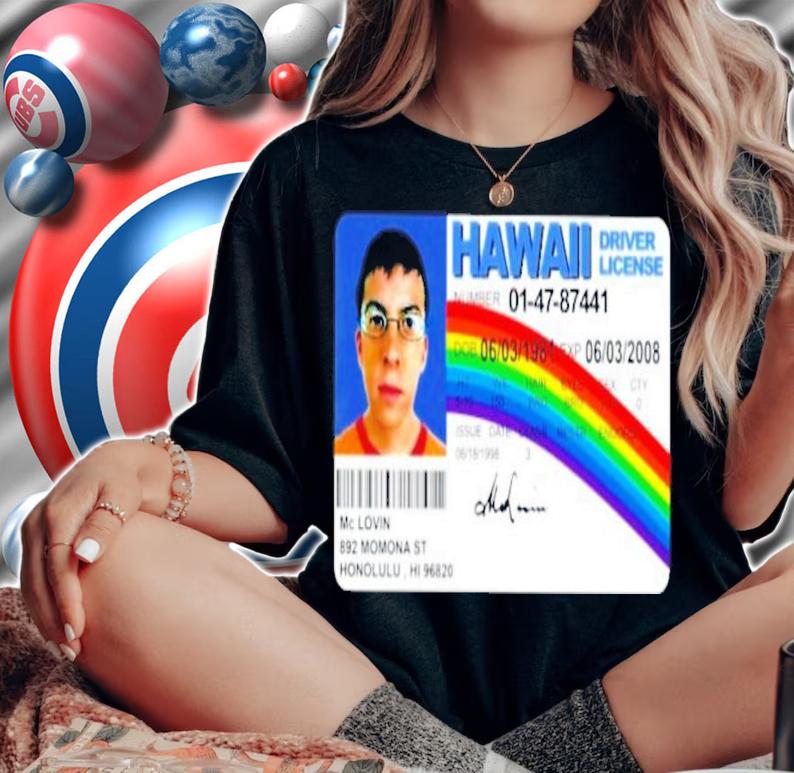 McLovin Drivers License Fake ID Shirt t-shirt