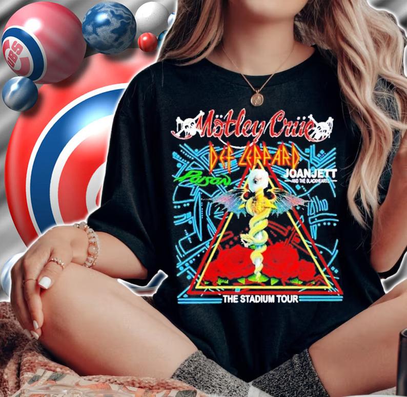 Motley Crue Def Leppard Concert Tour Shirt t-shirt