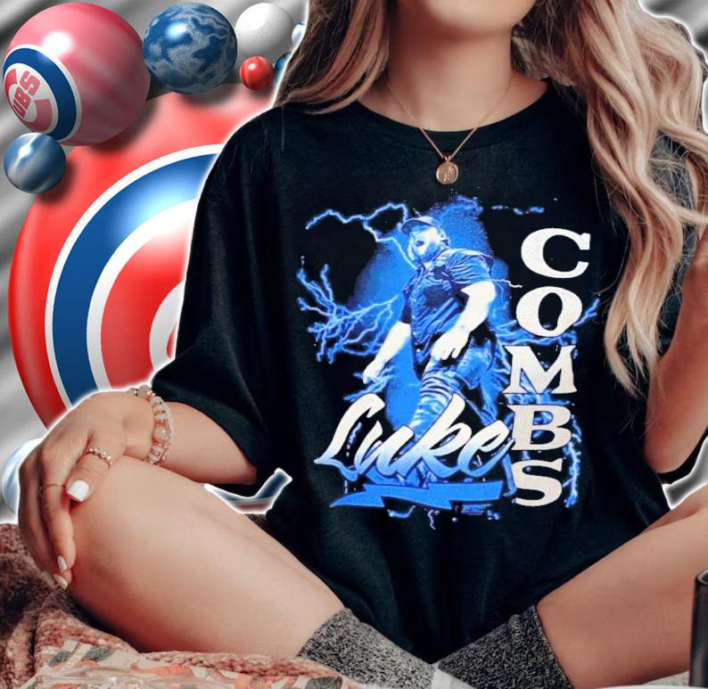 Luke Combs Vintage Lightning Shirt t-shirt woman shirt