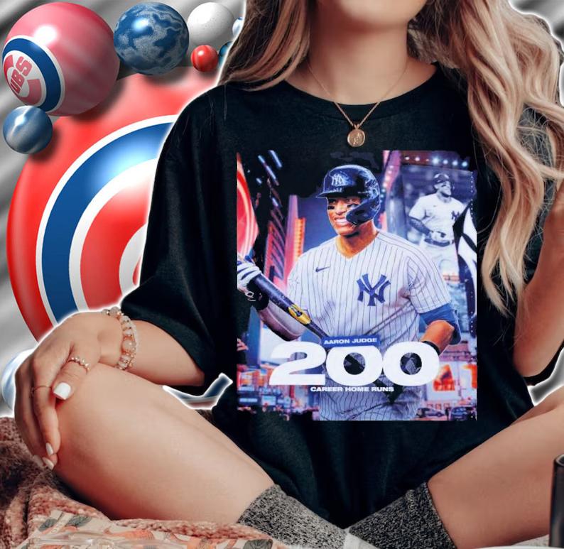Aaron Judge Becomes Second Fastest To 200 Home Runs Shirt t-shirt