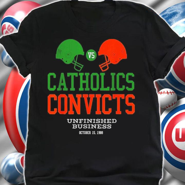 Catholics Vs Convicts 1988 Classic Vintage Shirt t-shirt