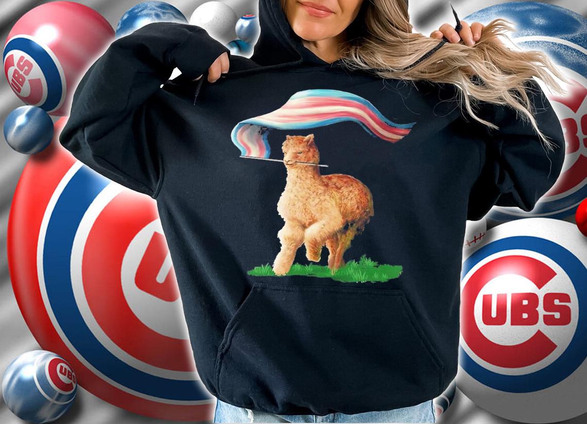 Tenacious Unicorn Ranch Llama Holding The Russia Flag Shirt t-shirt hoodie