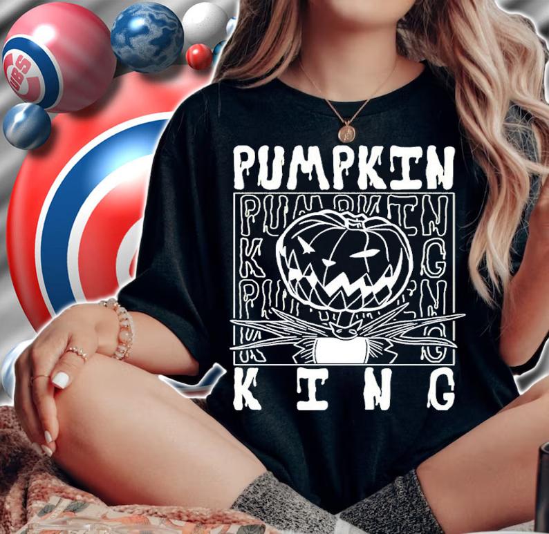 The Nightmare Before Christmas Halloween Pumpkin King shirt t-shirt