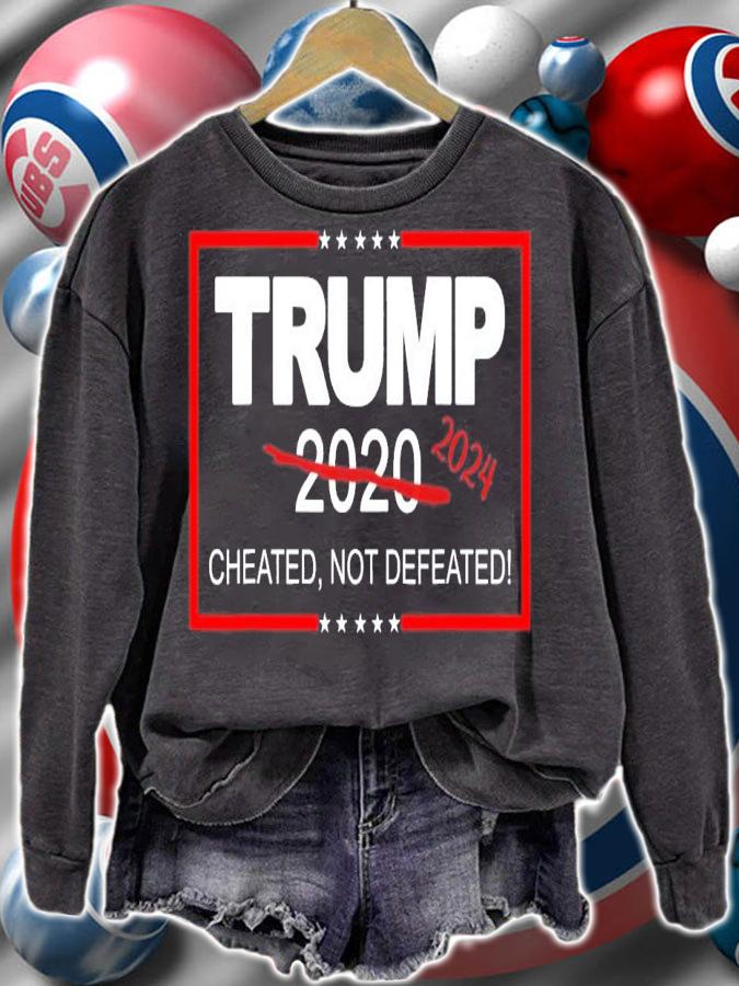 Trump 2024 Cheated Not Defeated Save And Take America Back T-Shirt t-shirt