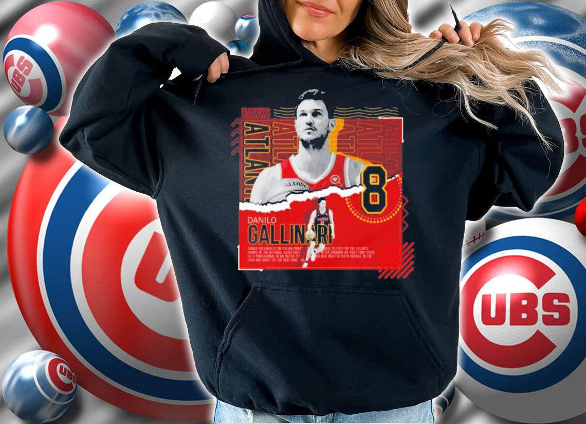 Danilo Gallinari Basketball Paper Poster Hawks Shirt t-shirt hoodie