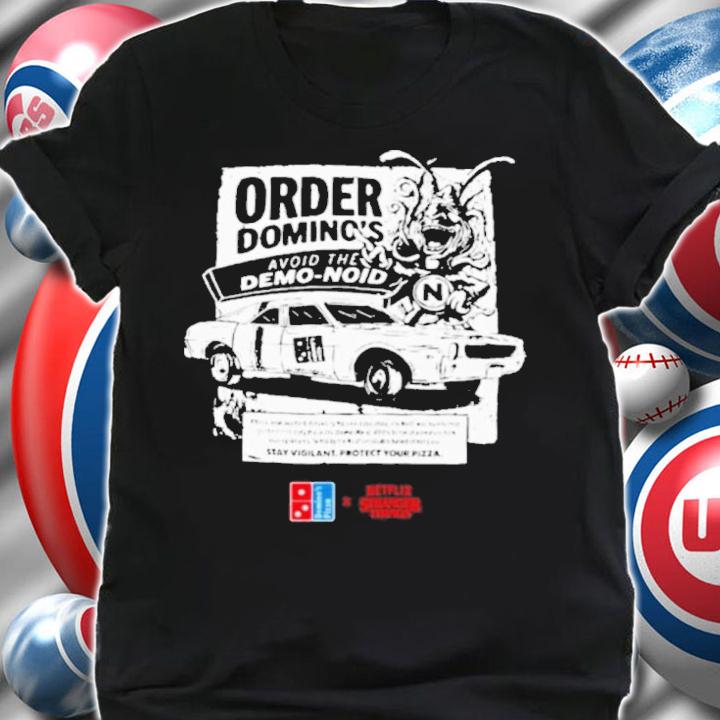Domino's Pizza Avoid The Demo Noid Stranger Things X Netflix Shirt t-shirt shirt