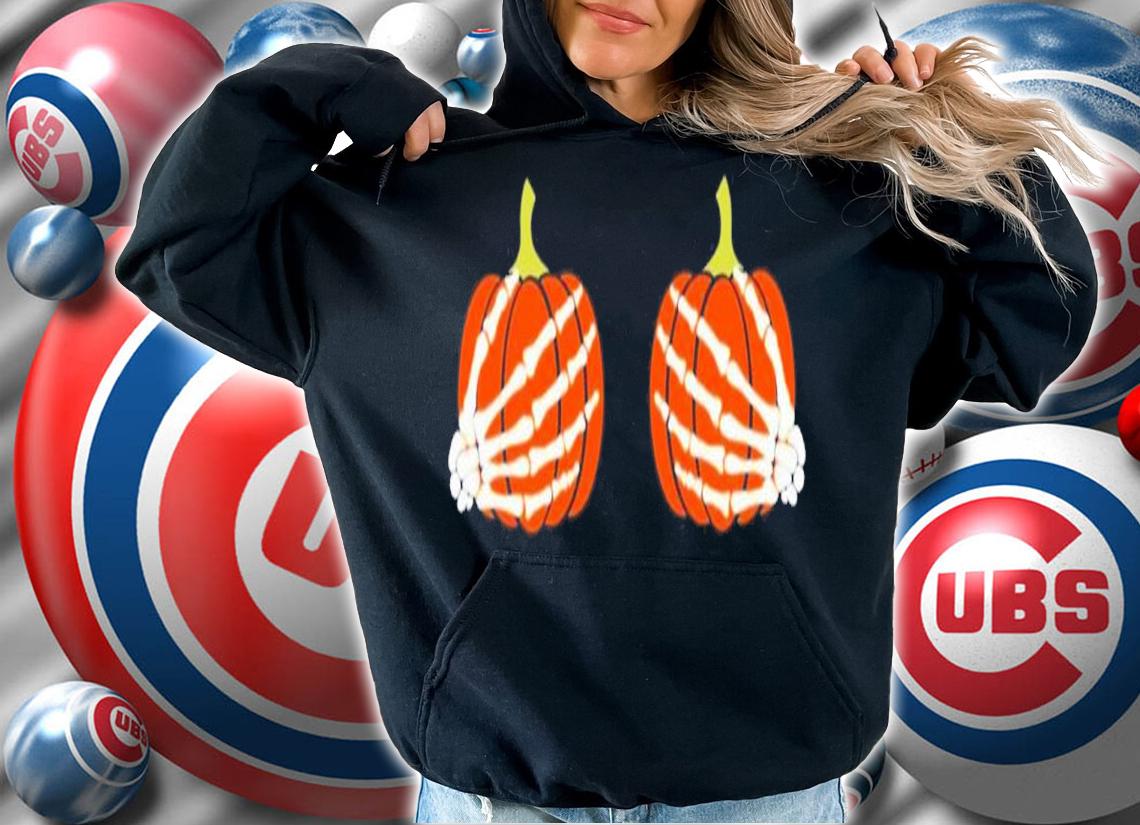 Funny Halloween Pumpkin Boobies Thanksgiving Shirt t-shirt hoodie