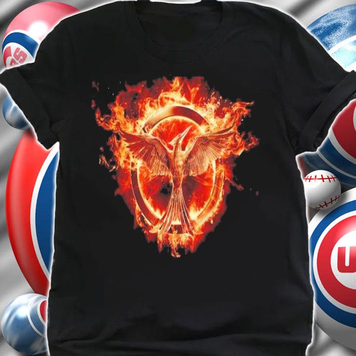 Hunger Games Flaming Mockingjay Shirt t-shirt shirt