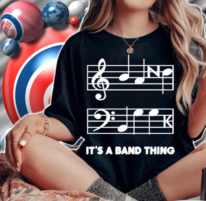 It's A Band Thing Music Notation Shirt t-shirt woman shirt