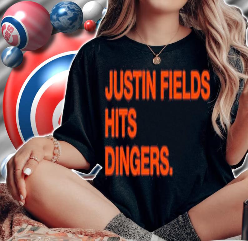 Justin Fields Hits Dingers Shirt t-shirt woman shirt