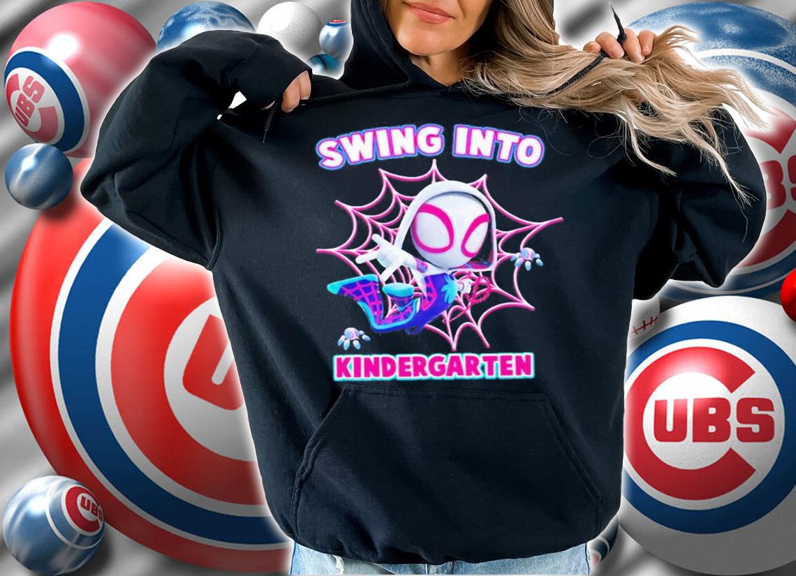Kindergarten Teacher Spider Gwen Swing Into Back To School Shirt t-shirt