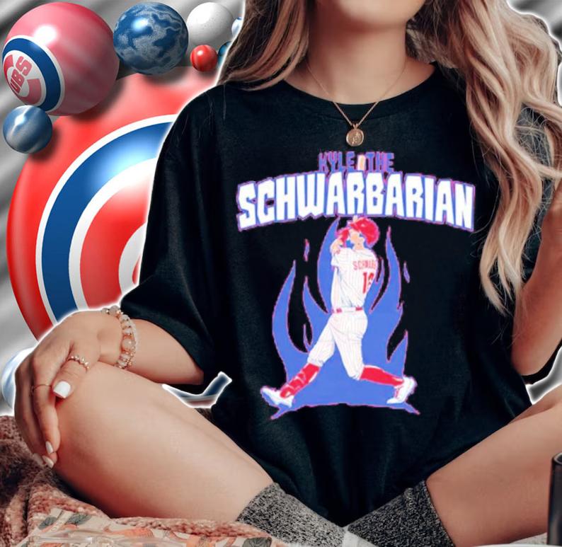 Kyle Schwarber Kyle The Schwarbarian Baseball Shirt t-shirt