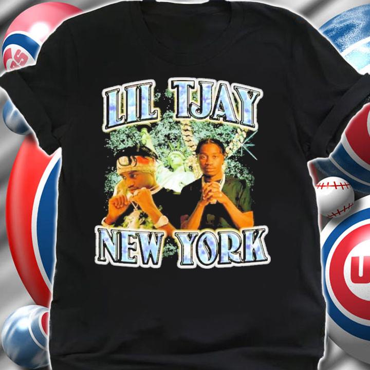 Lil Tjay New York Vintage Hiphop Shirt t-shirt