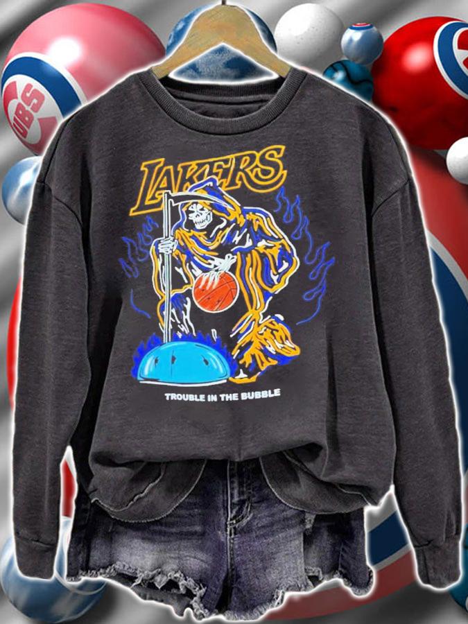 Los Angeles Lakers Trouble In The Bubble Shirt t-shirt sweatshirt