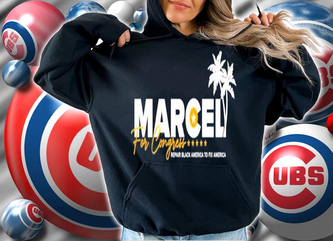 Marcel For Congress Repair Black America To Fix America T-Shirt t-shirt