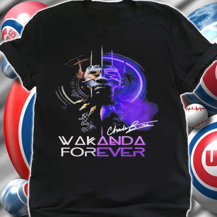 Marvel Wakanda Forever Black Panther Signature Shirt t-shirt