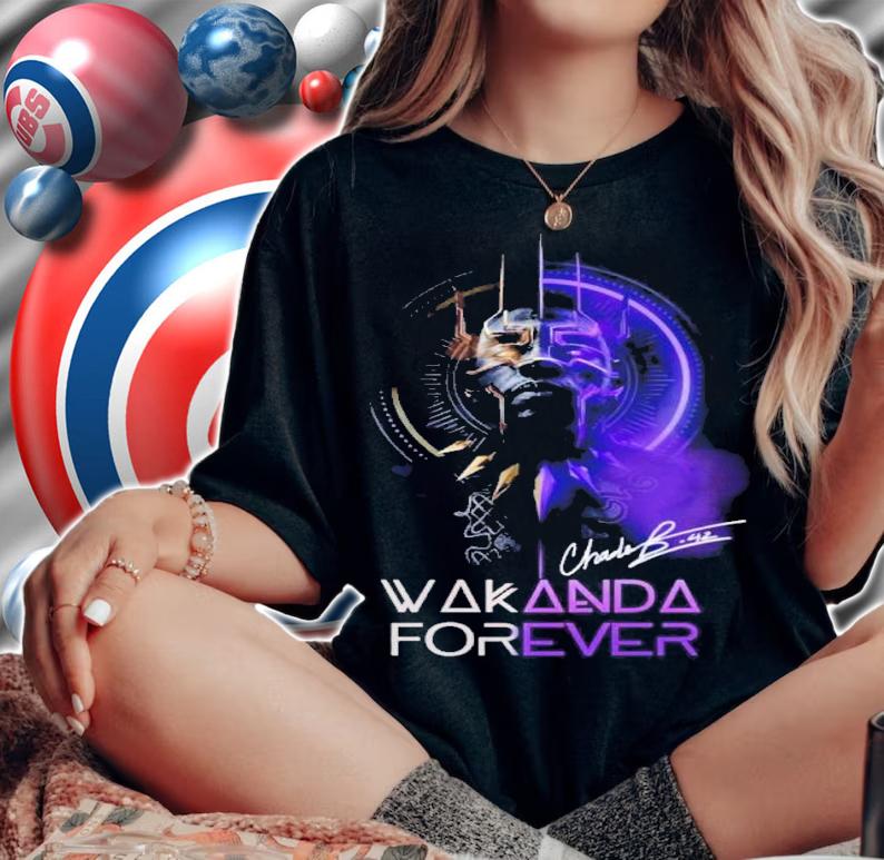 Marvel Wakanda Forever Black Panther Signature Shirt t-shirt