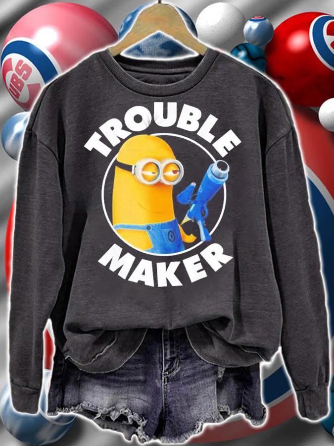 Minion Trouble Maker Shirt t-shirt sweatshirt