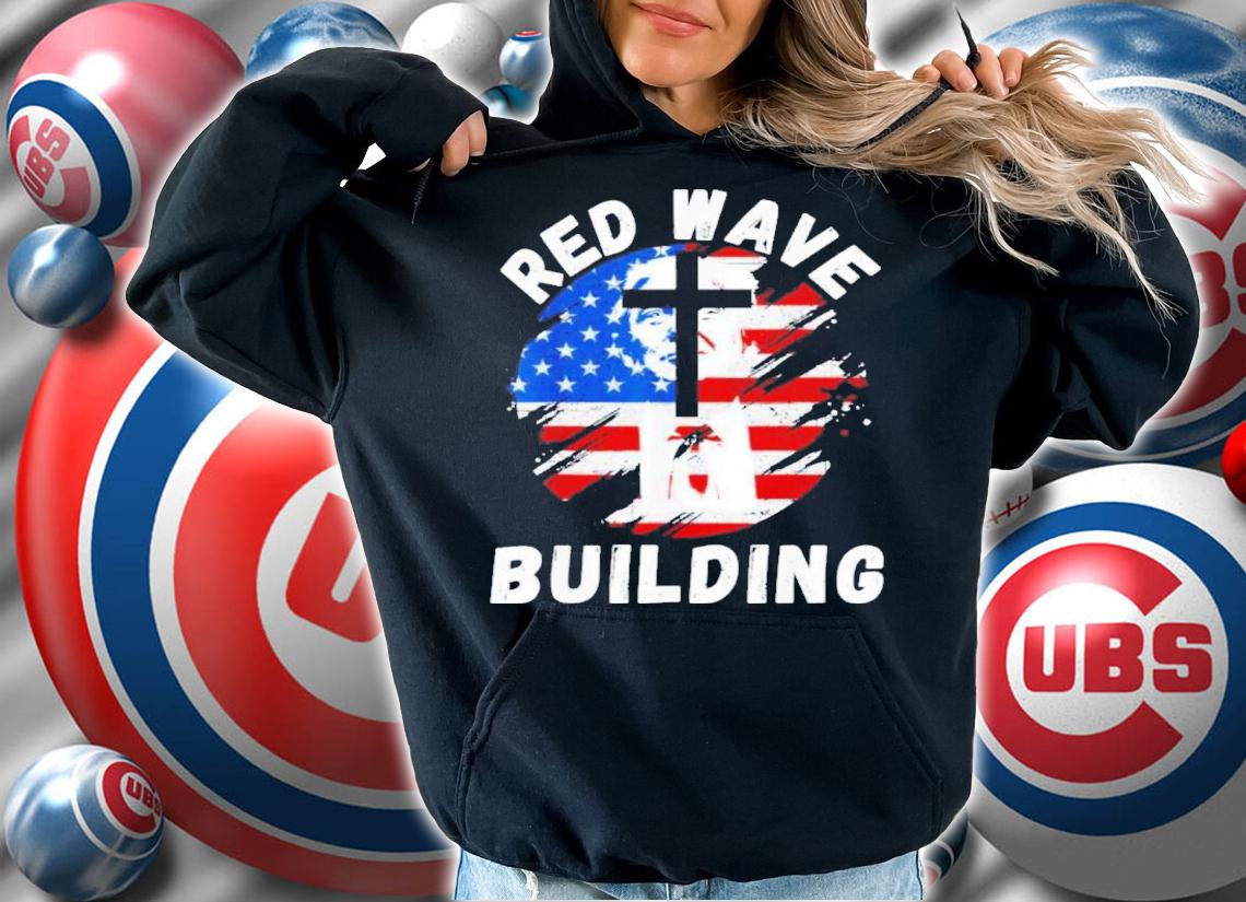 Red Wave Building 2024 Pro Trump 45 47 He'll Be Back 2024 Shirt t-shirt