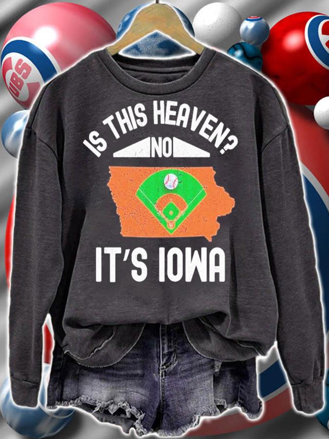Official Is This Heaven No It's Iowa Shirt t-shirt