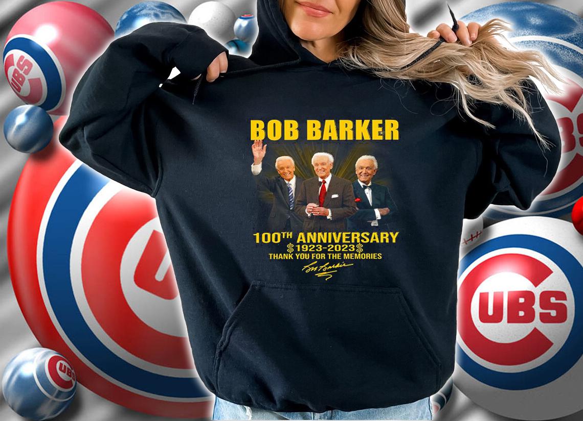 RIP Bob Barker 100th Anniversary 1923-2023 Thank You For The Memories Signature t-shirt hoodie