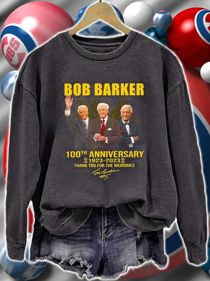 RIP Bob Barker 100th Anniversary 1923-2023 Thank You For The Memories Signature t-shirt sweatshirt