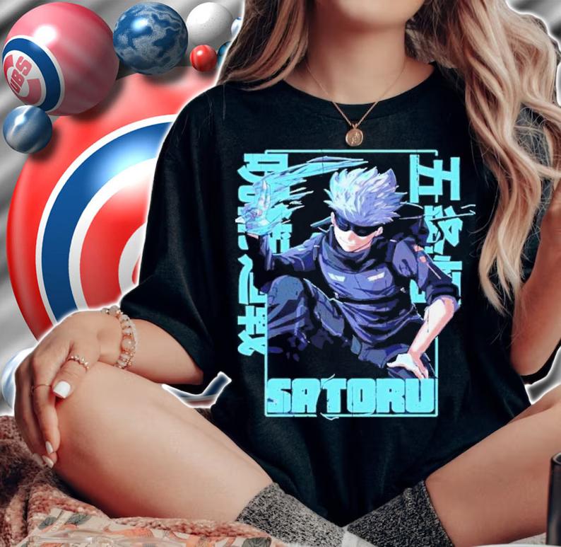 Satoru Gojo Jujutsy Kaisen Character Anime Shirt t-shirt