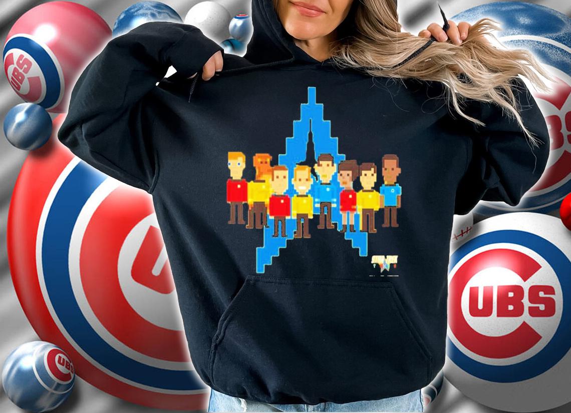Star Trek Original Series Crew Pixel Art Logo T-Shirt t-shirt