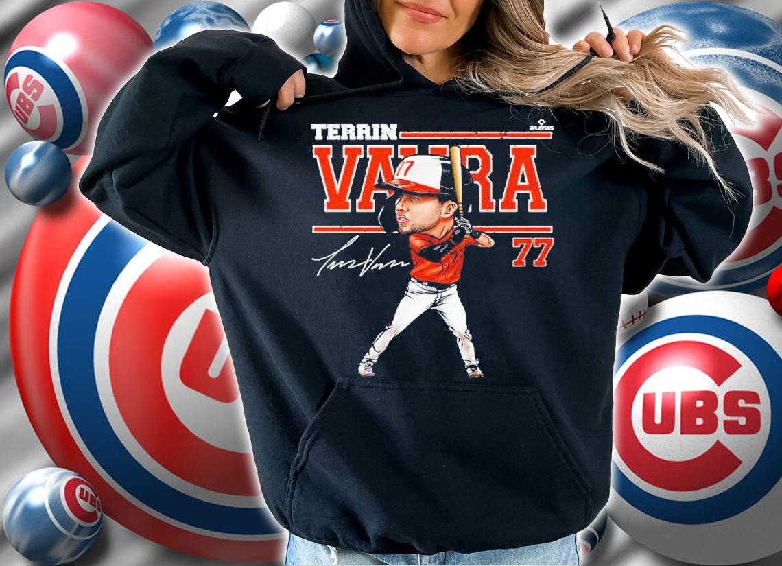 Terrin Vavra Baltimore Cartoon Baseball Shirt t-shirt