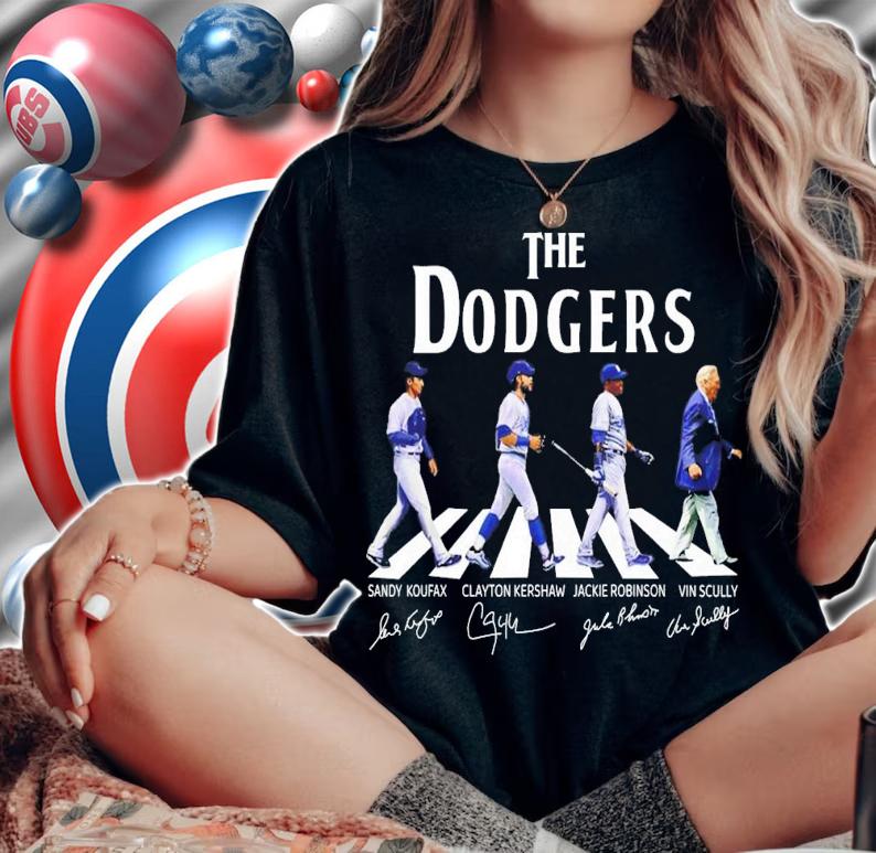 The Dodgers Abbey Road Signature T-Shirt t-shirt